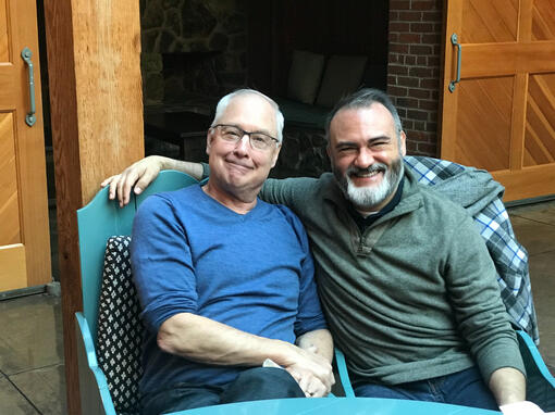 With my idol Ben Burtt at Skywalker Sound.